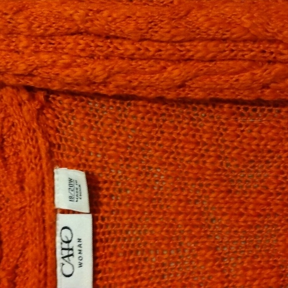 Cato short sleeve cardigan sweater 18-20w - Picture 2 of 5